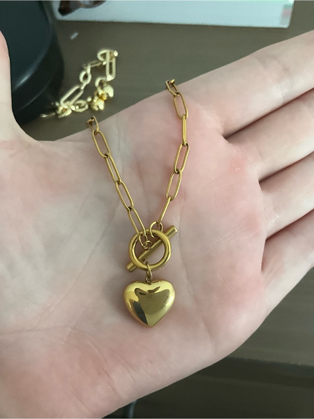 Gold Heart Necklace